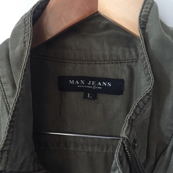 Max Jeans Cargo Army-style Vest Size L - Picture 4 of 4